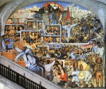 el mundo de hoy y de mañana 1935 Diego Rivera Pinturas al óleo